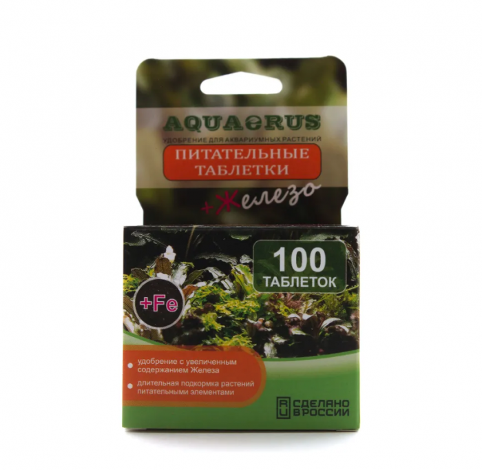 Aquaerus Питательные Таблетки "Железо +", цена за 1 шт