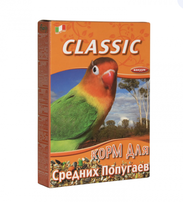 FIORY 650 гр корм для средних попугаев Classic