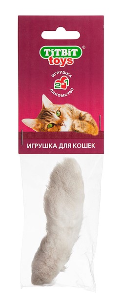 TiTBiT: Лапка пушистая (игрушка для кошек)-мягкая упаковка