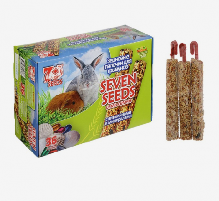 Палочка для грызунов "Seven Seeds", витамины и минералы,20 г 3636839