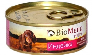 Biomenu Puppy 100 г консервы д/щенков индейка
