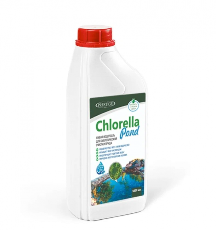Chlorella Pond 1000 мл против всех типов водорослей в пруду