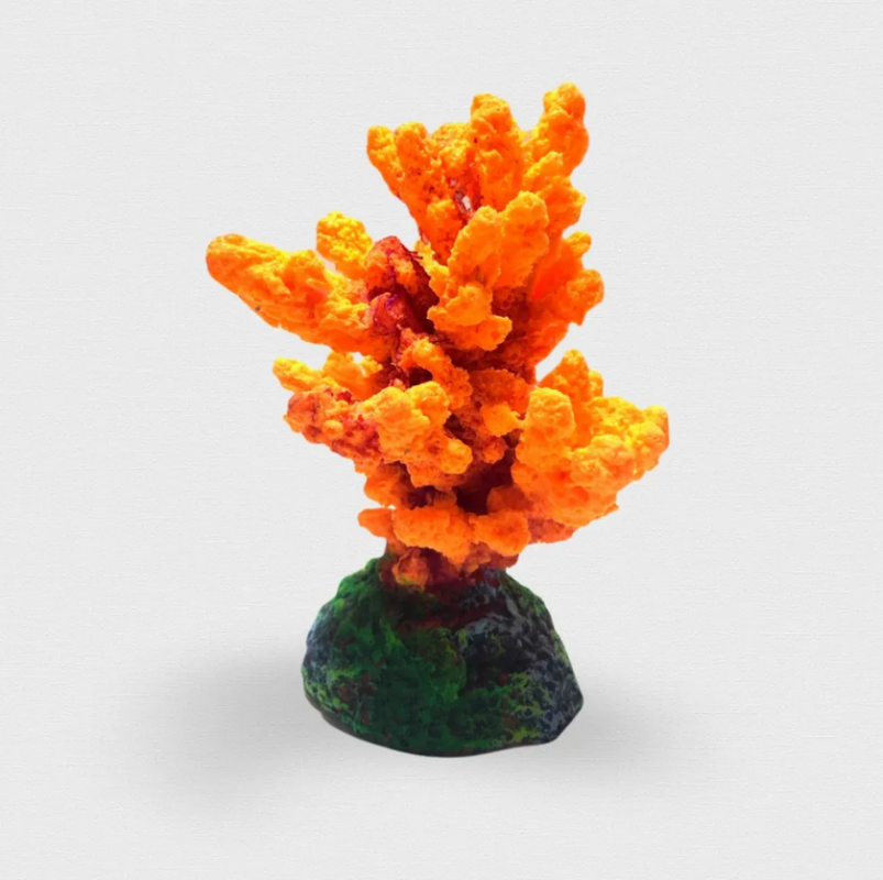 Коралл ветка оранжевый Кр-1321 ГротАква