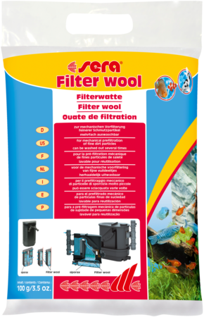 FILTER WOOL 250 г - фильтрующая вата для пресноводных и морских аквариумов