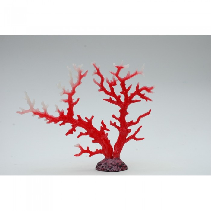Коралл пластиковый (мягкий) красный 34х7х26см (SH9106SR)