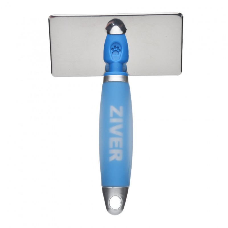 Пуходерка без капелек для животных с ГЕЛЕВОЙ РУЧКОЙ Размер Large ZIVER