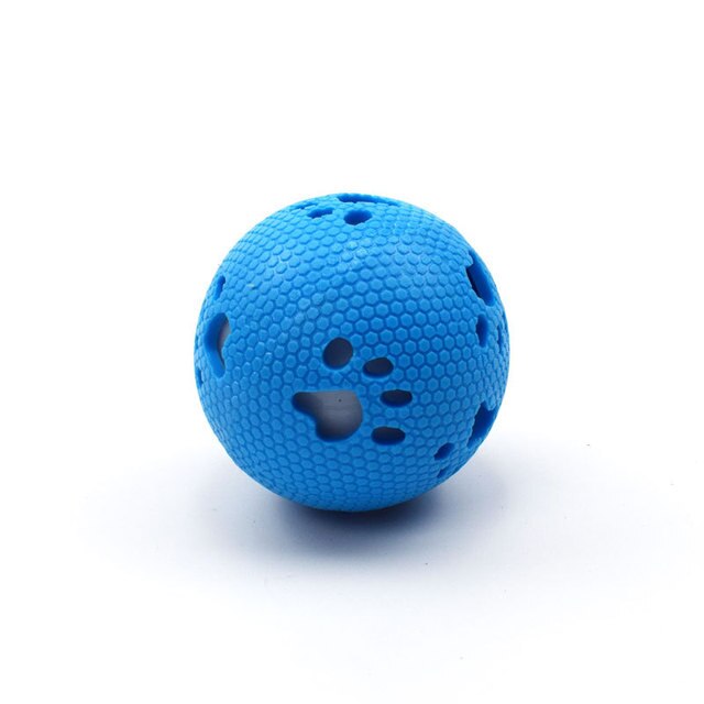 Игрушка д/собак "Мяч-лапки 7,5см", двойной ПВХ