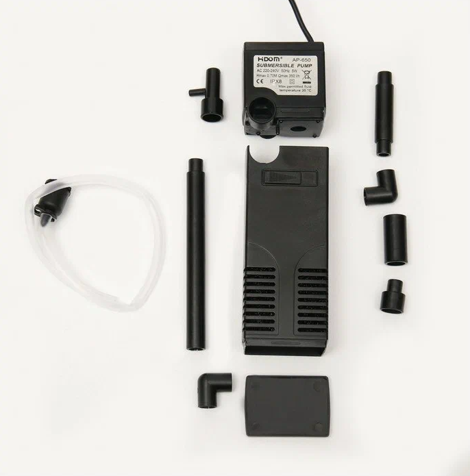 Фильтр Hidom AP- 650 L 5 W., 400л/ч, до 80 литров, с регулятором, дождиком и аэратором