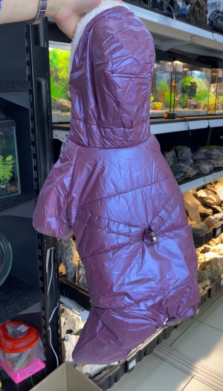 Комб-н-шлейка "Pet", мех, бордо, ХXL Пэт Фэшн