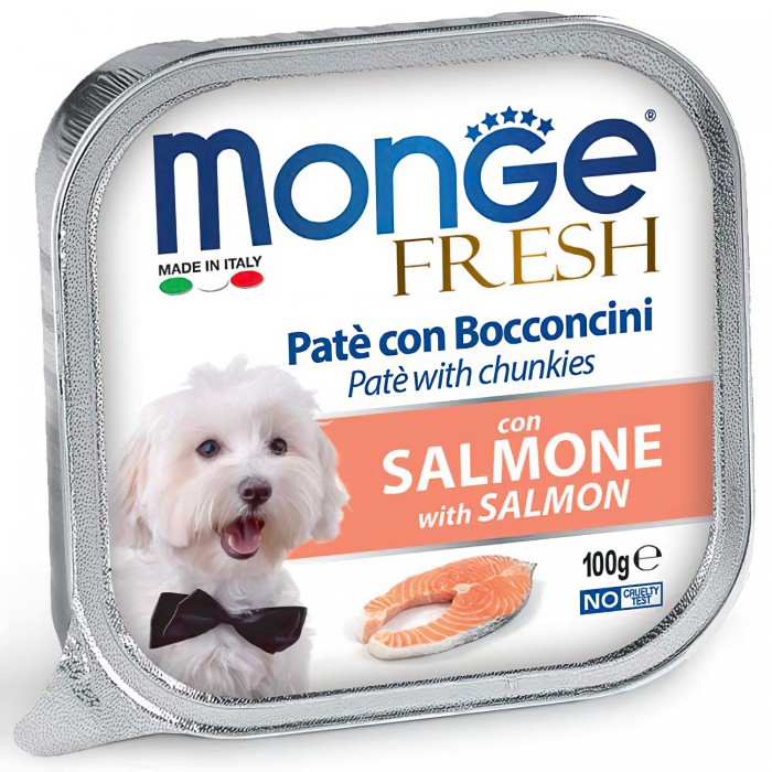 Monge Dog Fresh 100 г консервы для собак лосось