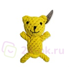 Игрушка д/собак "Веревка - плетеный медведь", 150мм /240/