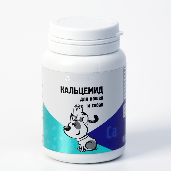 Витамины "Кальцемид" для кошек и собак, 80 таб   1111999