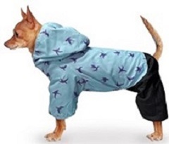 Дождевик "Ласточки" голубой l (Зоотренд)