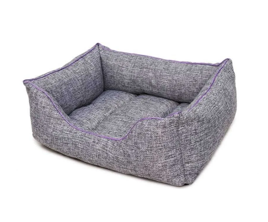 Лежанка ЛОФТ МОККО пухлик №2 50*42*20 Persiline светло-серый