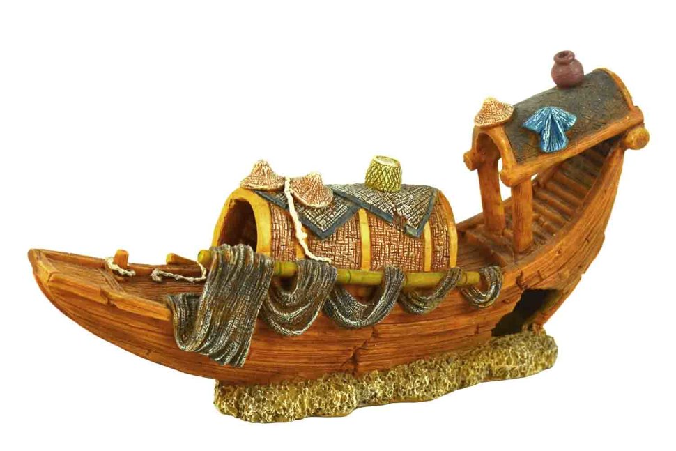 PRIME "Рыбацкая лодка затонувшая" 19x5.6x9.7см