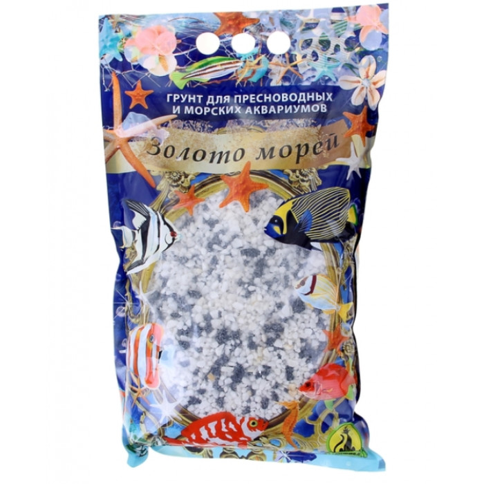 Золото Морей 3,5 кг Песок Чёрно-белый Г-66