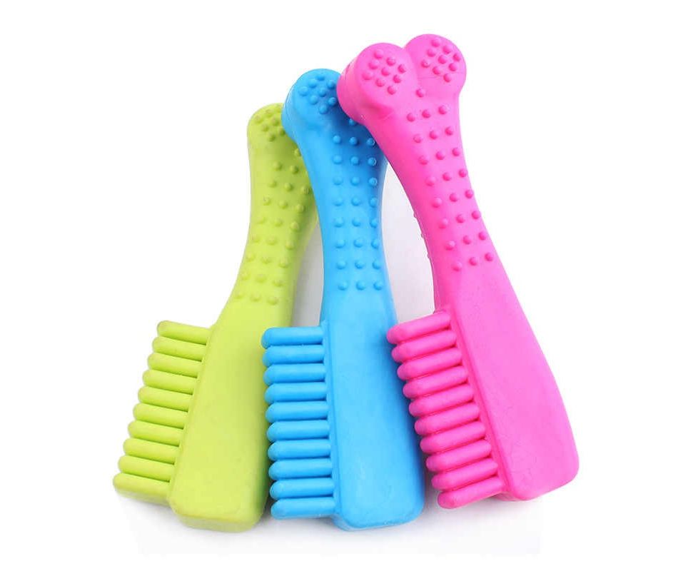 Игр. д/соб. резина Расчёска крас TPRX040 Чистый Котик