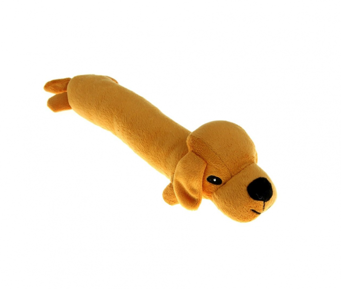 ЧК игрушка для собак, 35 см, рыжая
