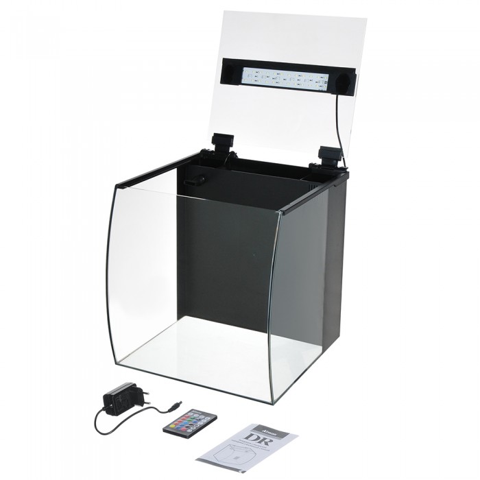 Аквариум Atman DR-320 35 л 32х33,3х35,3 см c гнутым передн. стеклом с LED светильником и фильтром