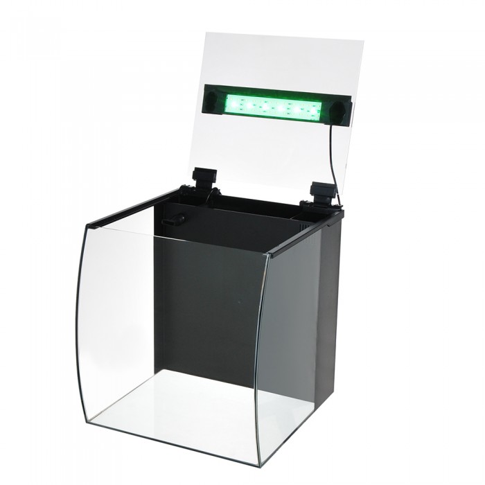 Аквариум Atman DR-320 35 л 32х33,3х35,3 см c гнутым передн. стеклом с LED светильником и фильтром