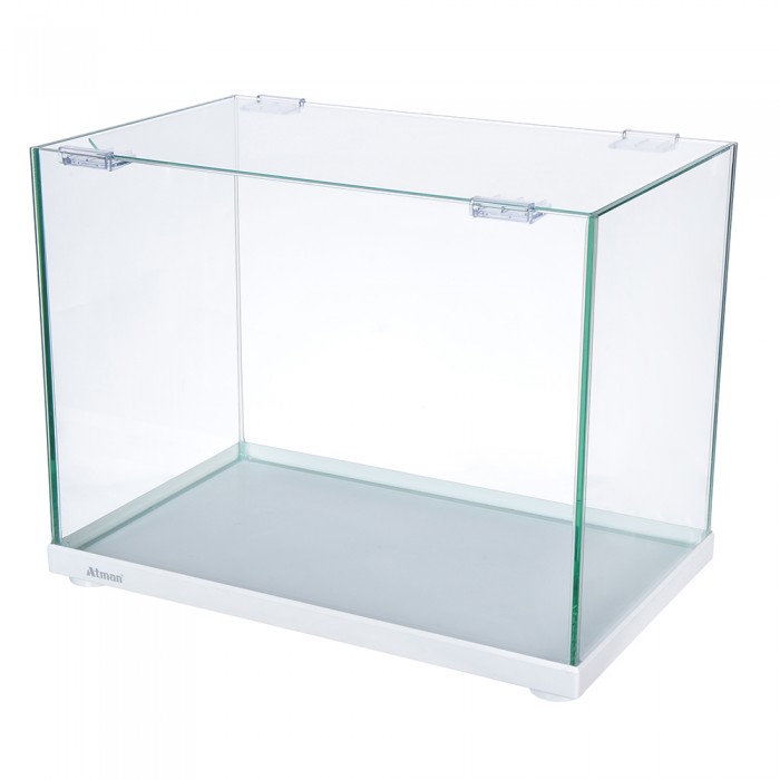 Аквариум Atman ZGT-40 белый 30 л 40,4х25,4х31см в комплекте фильтр, LED светильник, покровное стекло