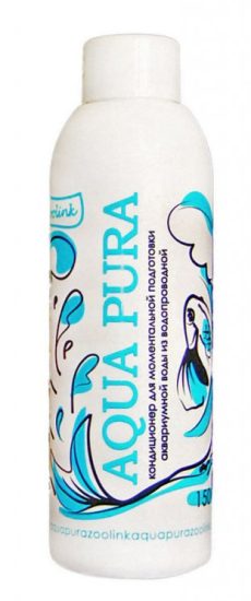 Zoolink Aqua Pura 150 мл, делает водопроводную воду безопасной для рыб