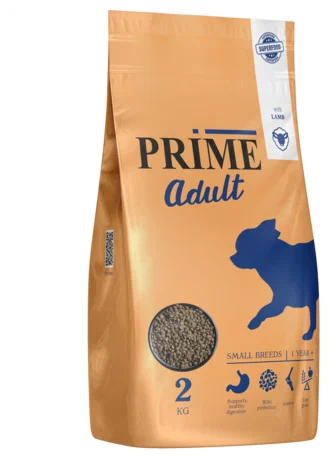 Prime 2 кг с ягненком для собак малых пород