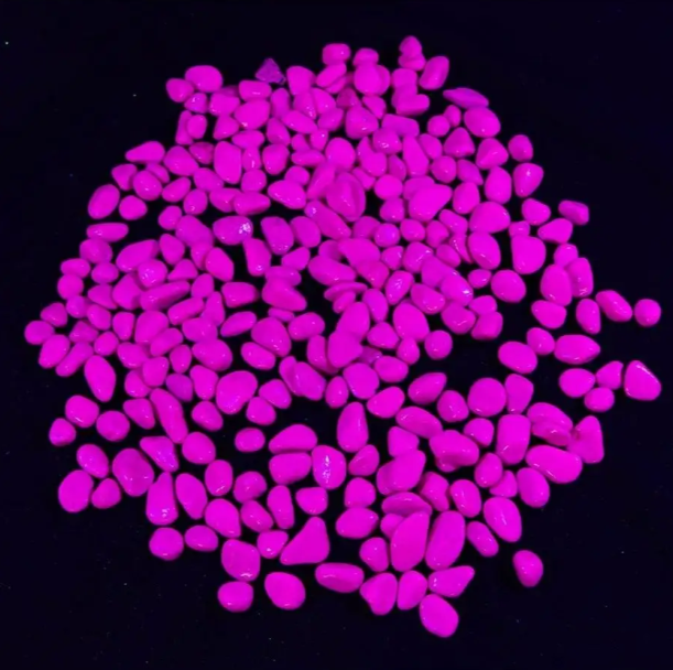 Грунт 800 г фр 8-12 мм пурпурный, флуоресцентнный 4886474