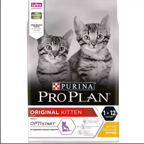Корм ПроПлан ORIGINAL KITTEN для котят, Курица