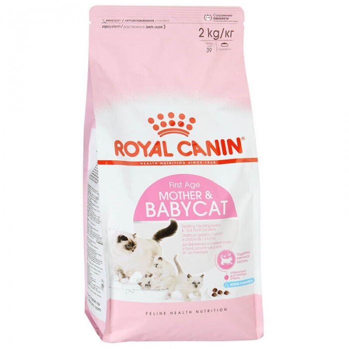 Корм Royal Canin Mother&Babycat для котят от 1 до 4 месяцев и беременных и кормящих кошек