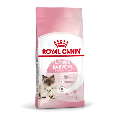Корм Royal Canin Mother&Babycat для котят от 1 до 4 месяцев и беременных и кормящих кошек