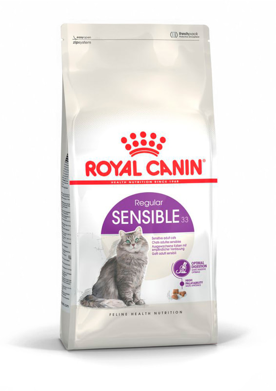 Корм Royal Canin Sensible для кошек с чувствительным пищеварением