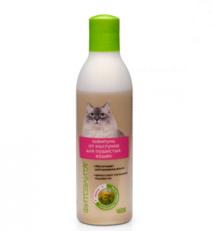 Шампунь Фитоэлита 220 мл д/кошек от колтунов И