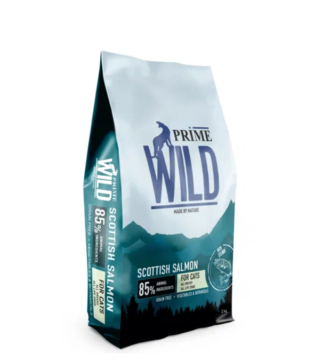 Prime Wild 2 кг (беззерновой) для котят и кошек с лососем