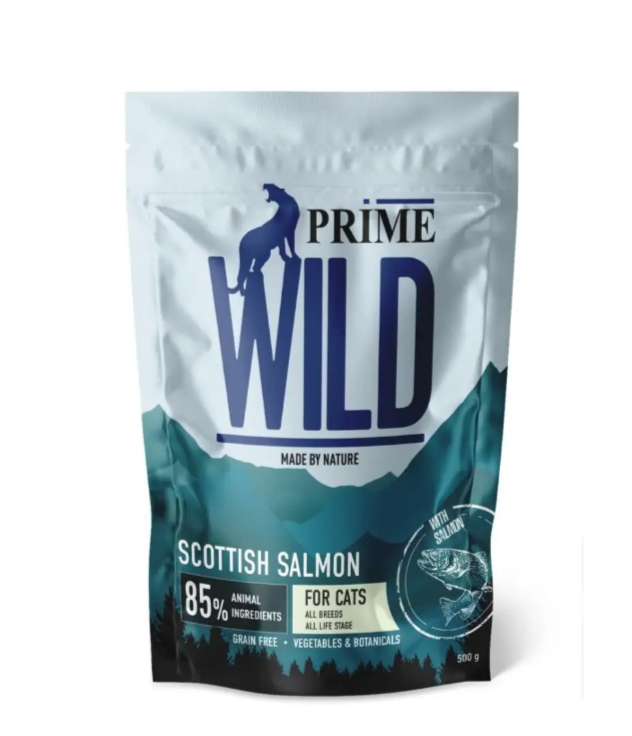Prime Wild 500 г (беззерновой) для котят и кошек с лососем