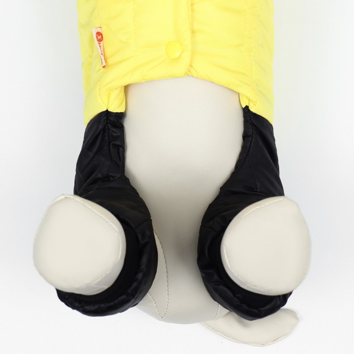 Комбинезон "Пушок", размер  M (ДС 30 см, ОГ 42, ОШ 32 см), жёлтый   9667295