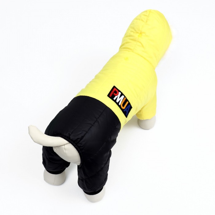 Комбинезон "Пушок", размер  M (ДС 30 см, ОГ 42, ОШ 32 см), жёлтый   9667295