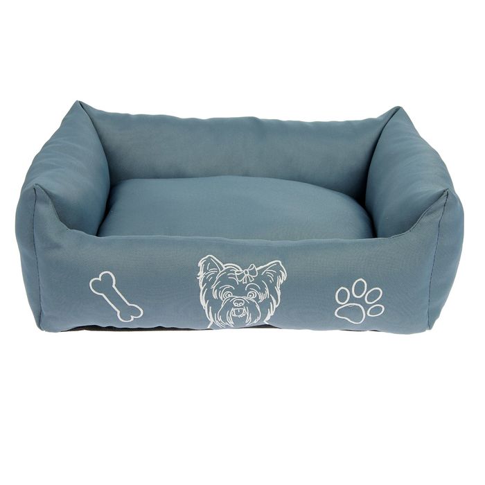 Лежанка ЛЮМИНАРРР светится в темноте M 56х48х18 Rich Breed ЛЛ-2 БЕЖЕВЫЙ, розовый