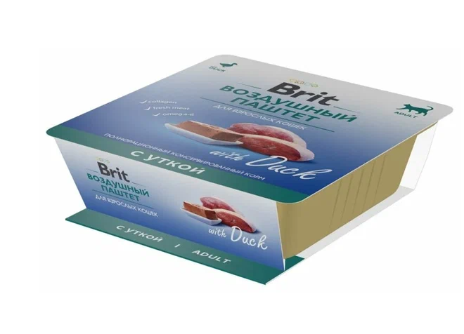 Brit Duck 100 г (паштет) для кошек с уткой
