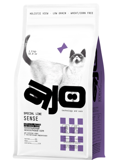 AJO 100 гр д/чувств. пищеварения Оленина