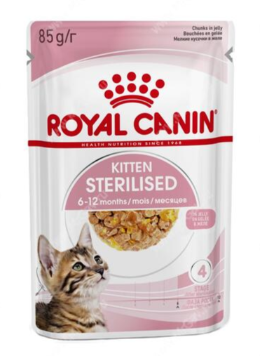 Роял 85 гр Киттен Sterilised желе