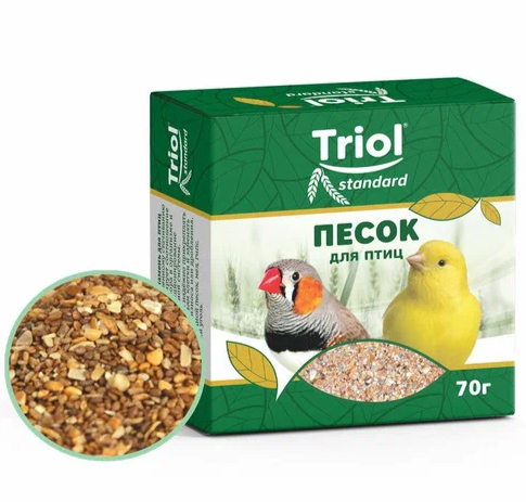 Triol песок-минеральная подкормка для птиц 70гр