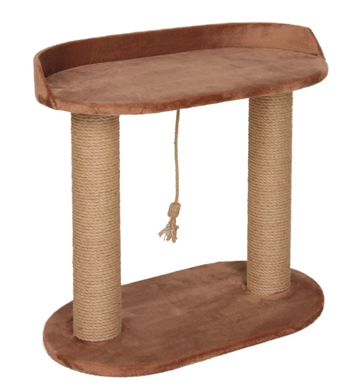 Когтеточка КОТОДИСКОТЕКА - 2 джут 62х35х60 Ø10 Rich Breed КД-58