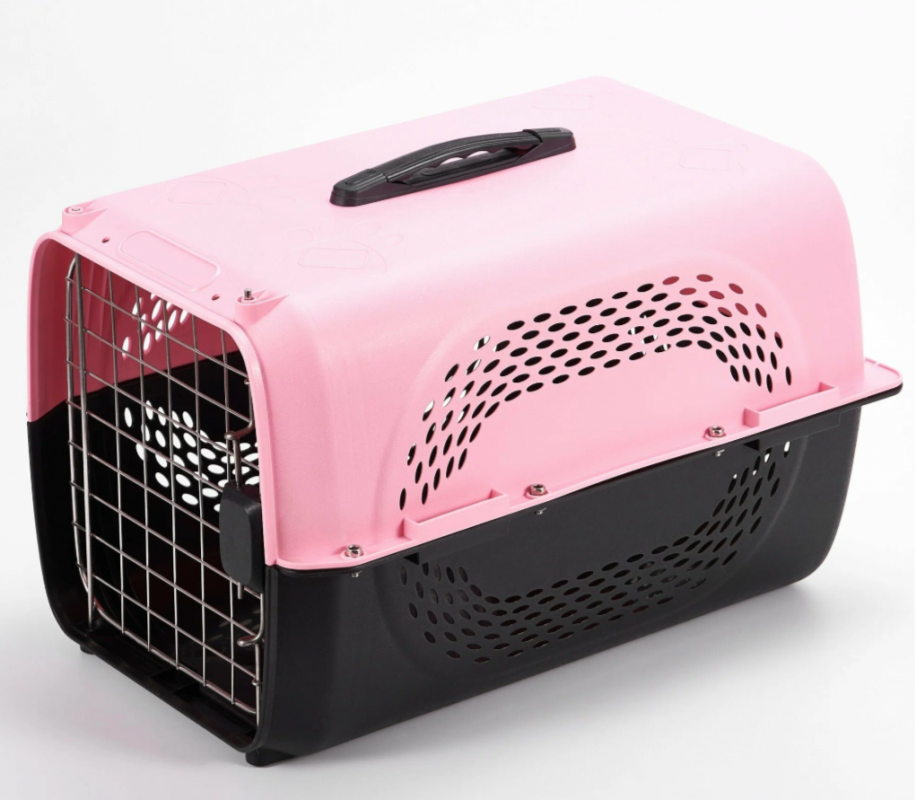 Переноска 48*32*30 см, с металлической дверцей и сеткой