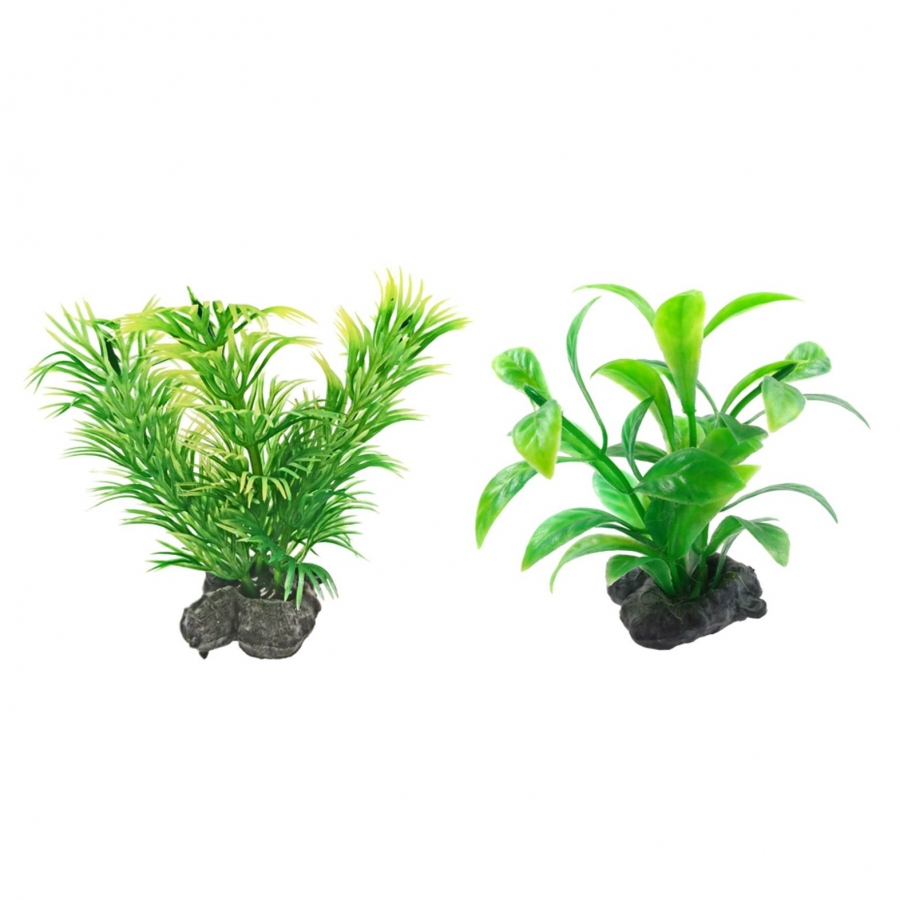 Растение мини Tetra DecoArt Plant XS Green Refill 6см зеленое (6шт)