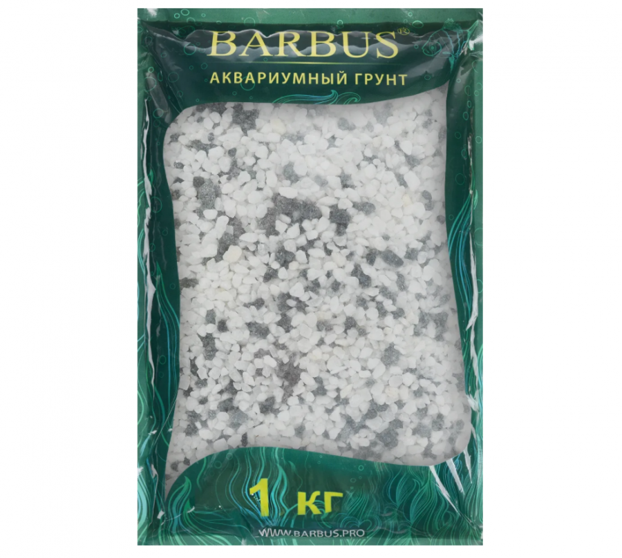 Barbus 1 кг Кварц черно-белый 2-4 мм