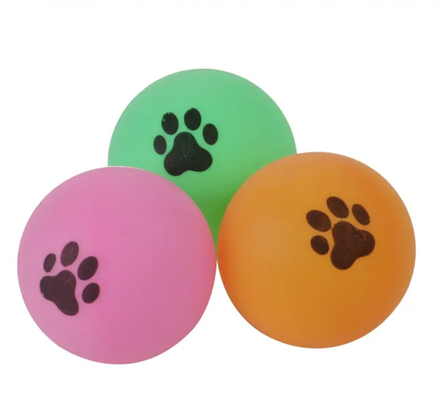 Игрушка для кошек  Мяч лапки 4,5 см Чистые лапки СТ18090