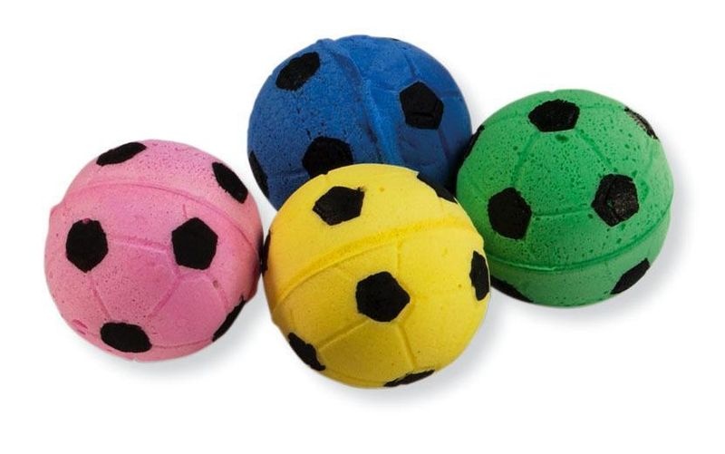Игрушка (Triol) "зефирный" мяч футбольный одноцветный 01N(1шт)