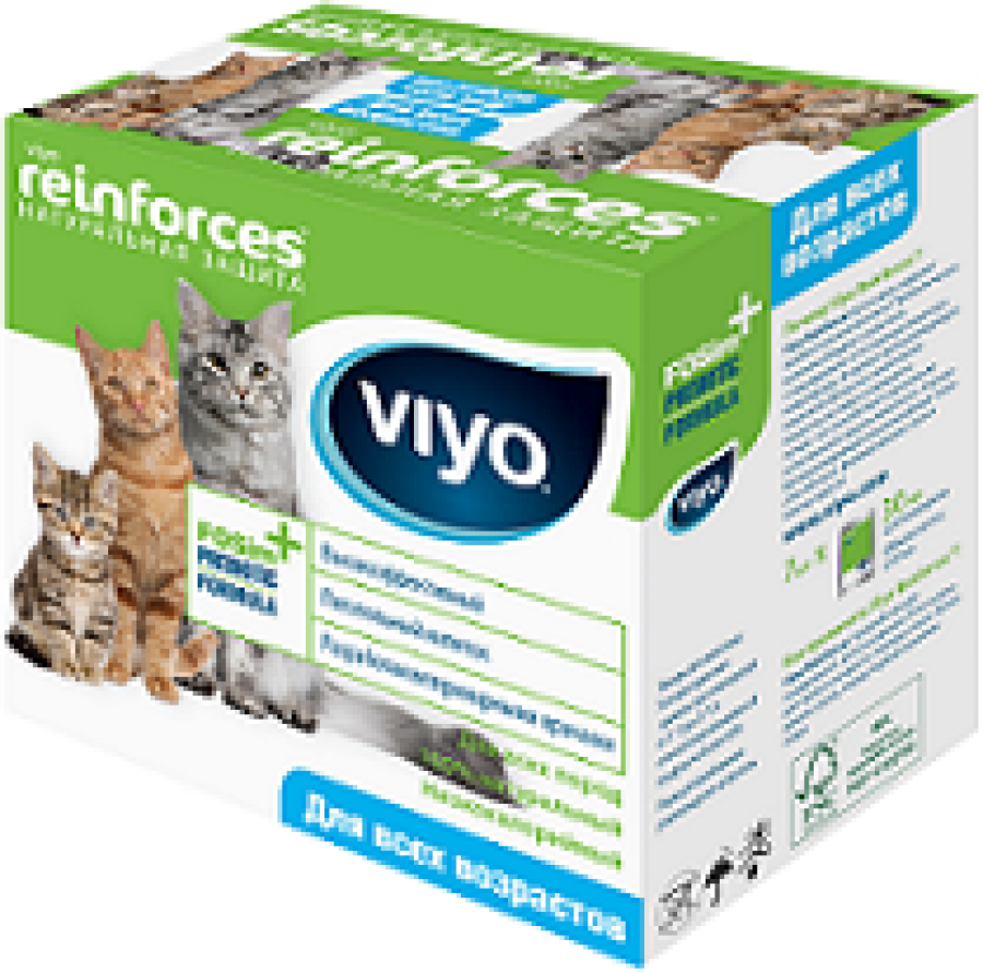 VIYO Reinforces All Ages CAT пребиотический напиток для кошек 30 мл 1шт