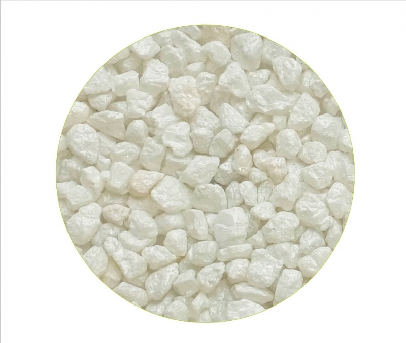 ЭКОГРУНТ 7 кг Мраморная крошка белая 2-5 мм